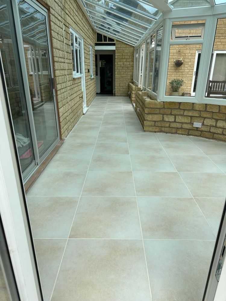 New conservatory floor from Construction Edge