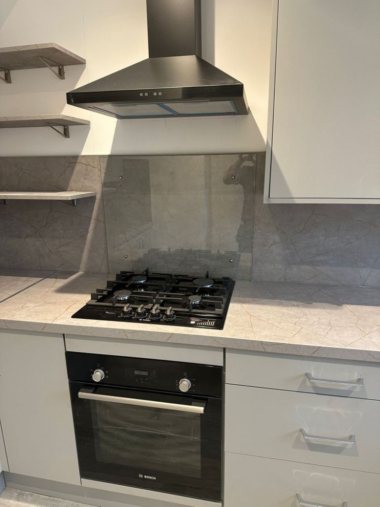 High tech hob and oven installation from Construction Edge